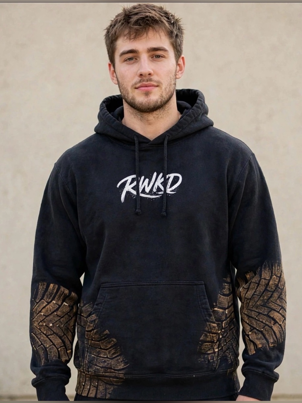Upcycled Hunting Hoodie Size Medium Black Camo Outdoors Custom 1 Of 1